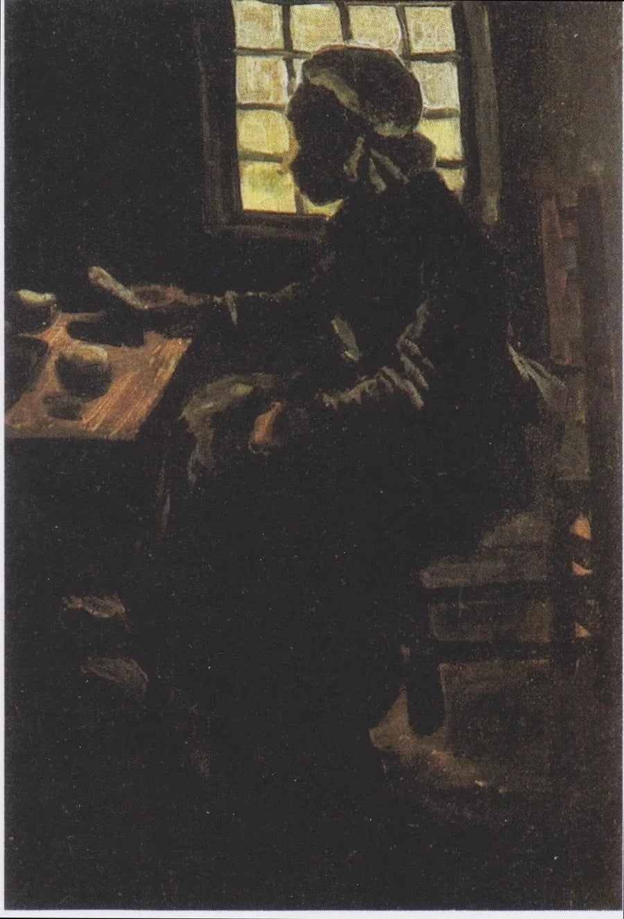 Kobieta przy stole - Vincent van Gogh