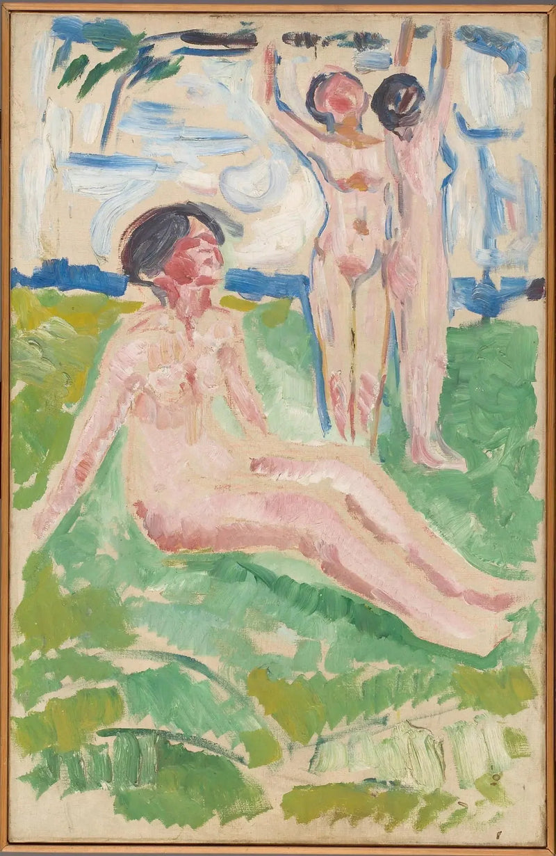 Kobiety przy żniwach - Edvard Munch