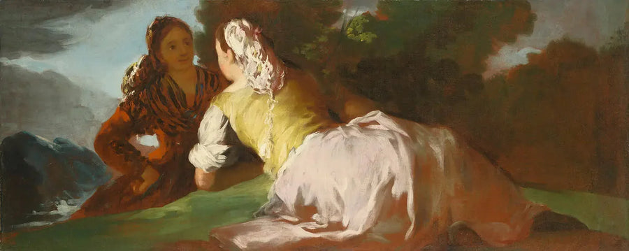 Rozmowne kobiety - Francisco de Goya