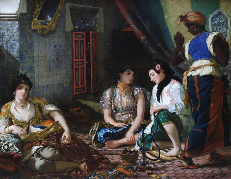 Kobiety z Algieru w swoim apartamencie - Eugène Delacroix