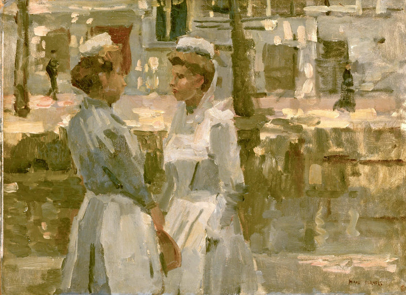 kobiety sprzątające z Amsterdamu - Isaac Israëls