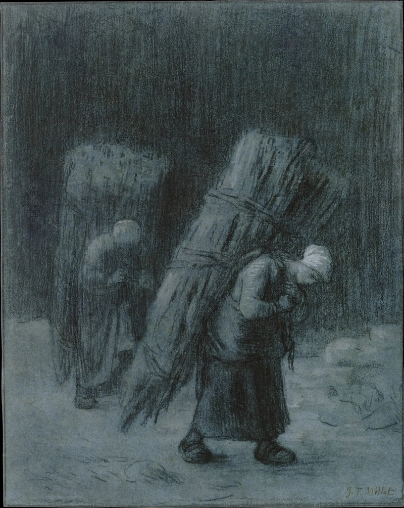 Kobiety niosące snopki - Jean-François Millet