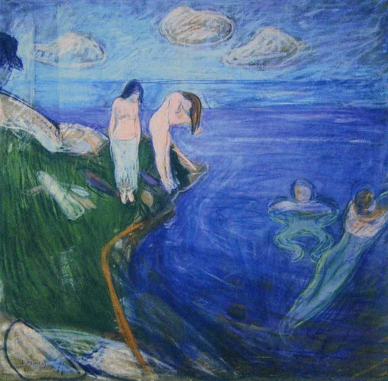 Kobiety kąpiące się - Edvard Munch