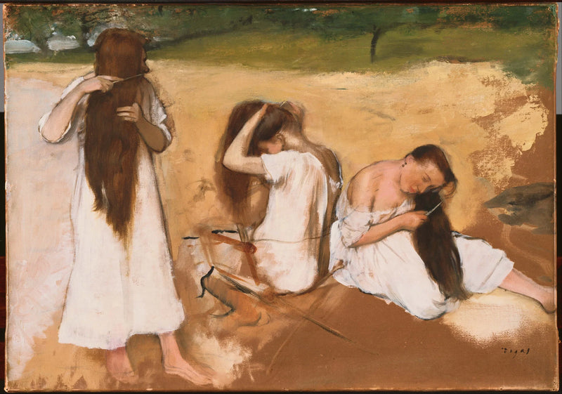 Kobiety czeszące włosy - Edgar Degas