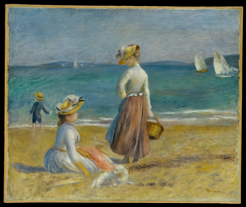 Kobiety na plaży - Pierre-Auguste Renoir