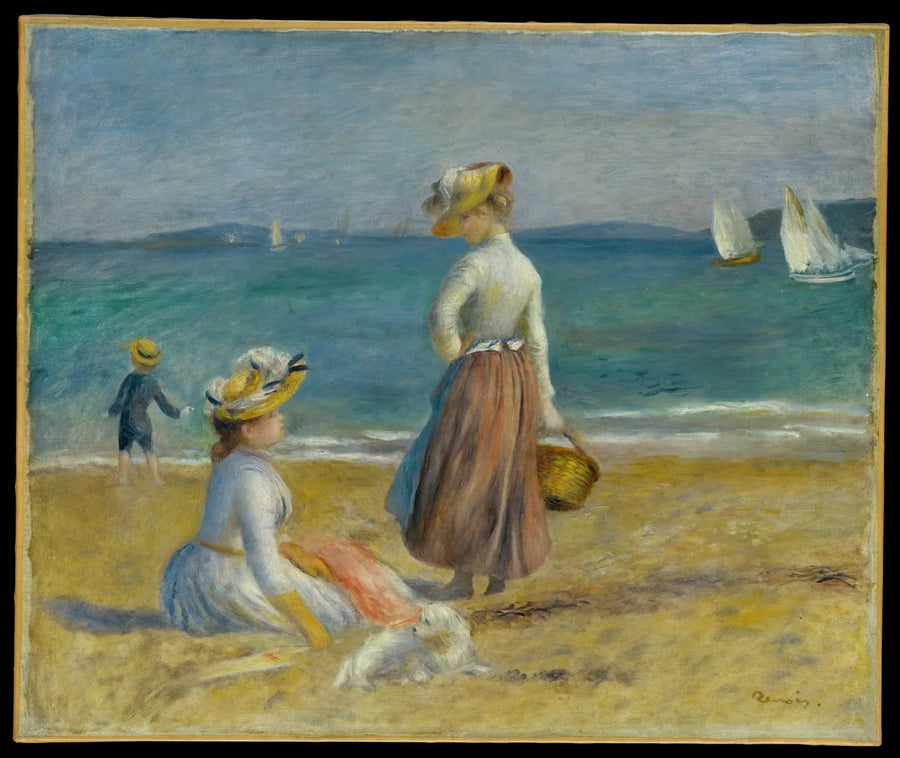 Kobiety na plaży - Pierre-Auguste Renoir