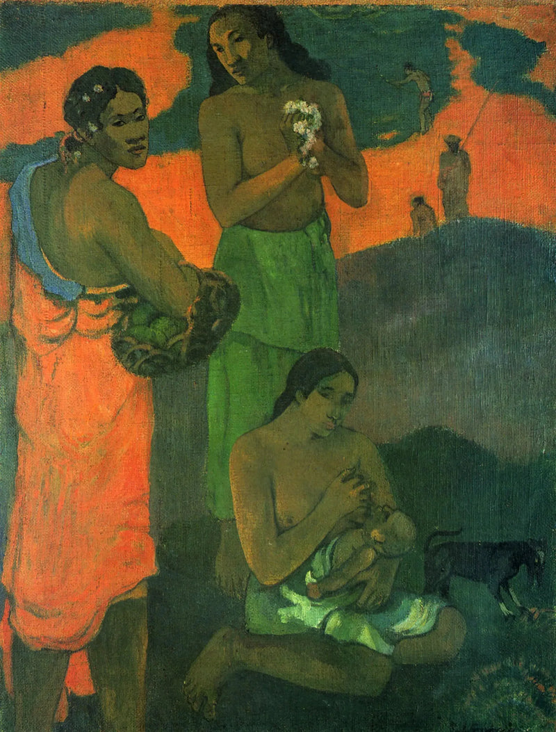Kobiety na brzegu morza - Paul Gauguin