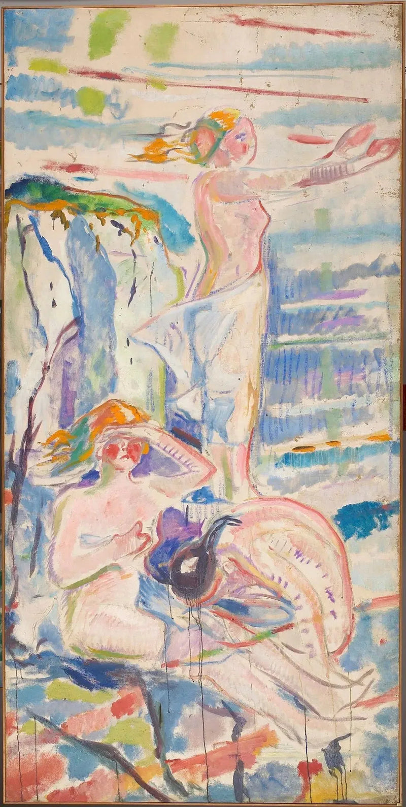 Kobiety zwrócone ku słońcu - Edvard Munch