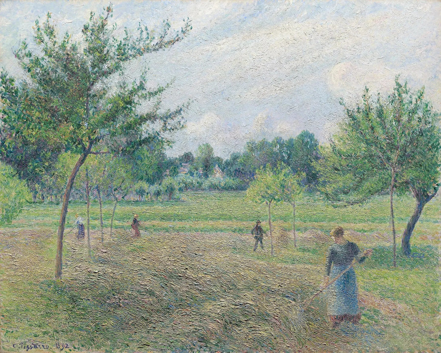 Koszenie w Éragny - Camille Pissarro