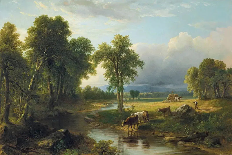 Koszenie siana - Asher Brown Durand