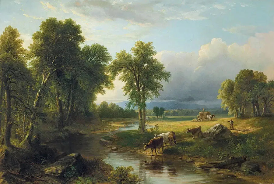 Koszenie siana - Asher Brown Durand