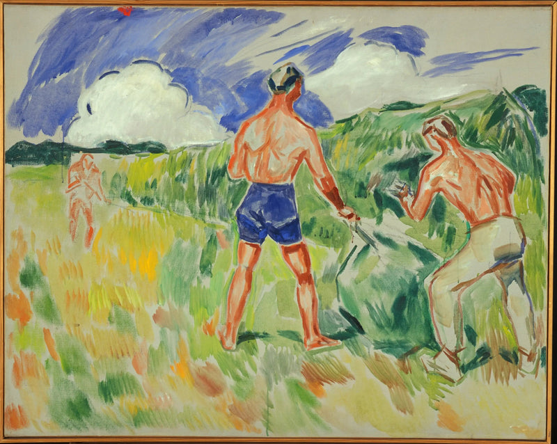 Koszenie siana - Edvard Munch