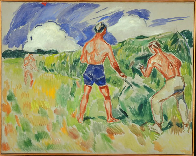 Koszenie siana - Edvard Munch