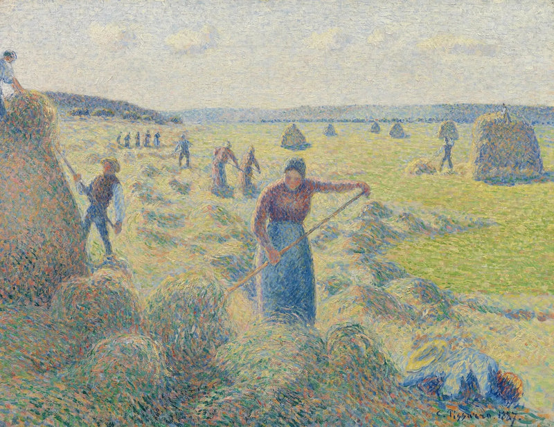 Koszenie, Éragny - Camille Pissarro