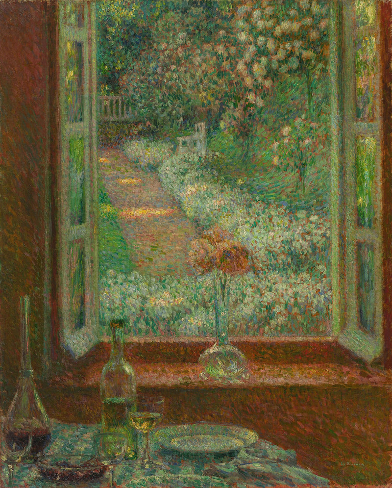 Okno z oczkami, Gerberoy - Henri Le Sidaner