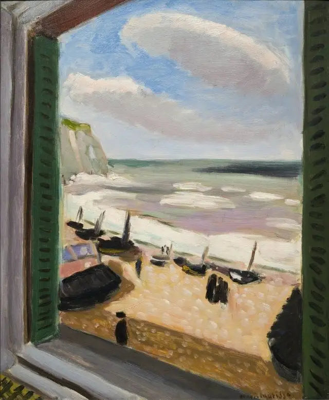 Otwarty widok na morze w Étretat - Henri Matisse
