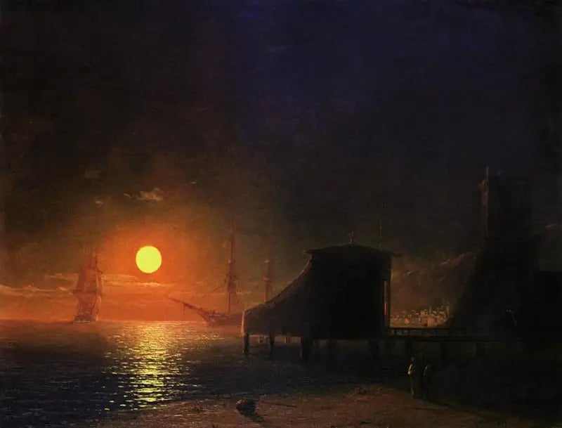 Feodosia. Nuit de lune - Ivan Aïvazovski - Alpha Reproduction