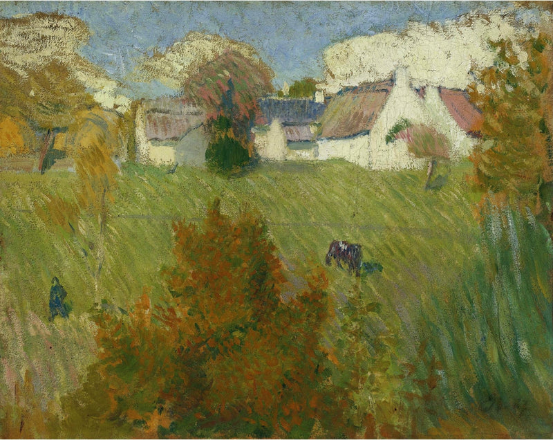 Gospodarstwo w Pont-Aven - Émile Bernard