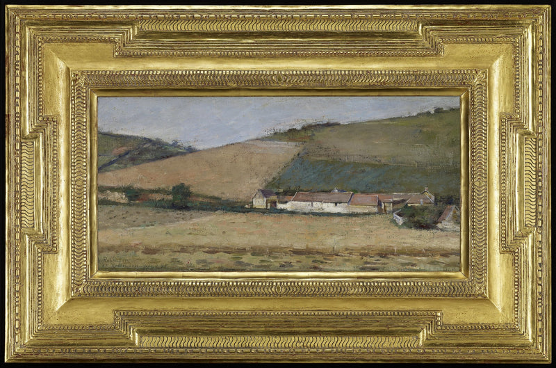 Gospodarstwo pośród wzgórz, Giverny - Theodore Robinson