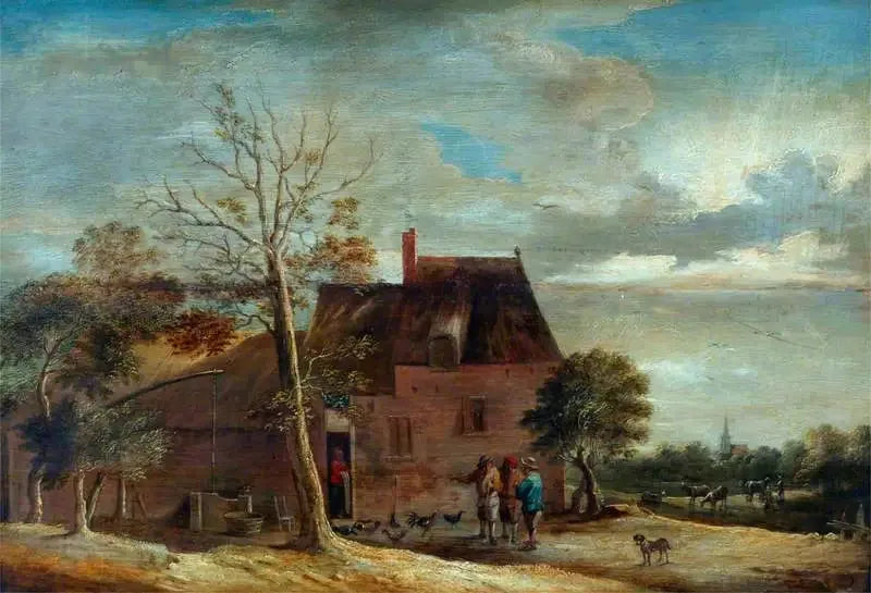 Farma z postaciami - David Teniers Młodszy