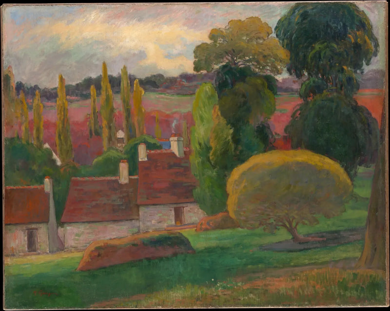 Farma w Bretanii I - Paul Gauguin