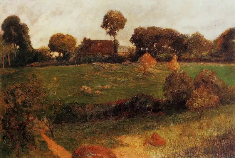 Farma w Bretanii II - Paul Gauguin