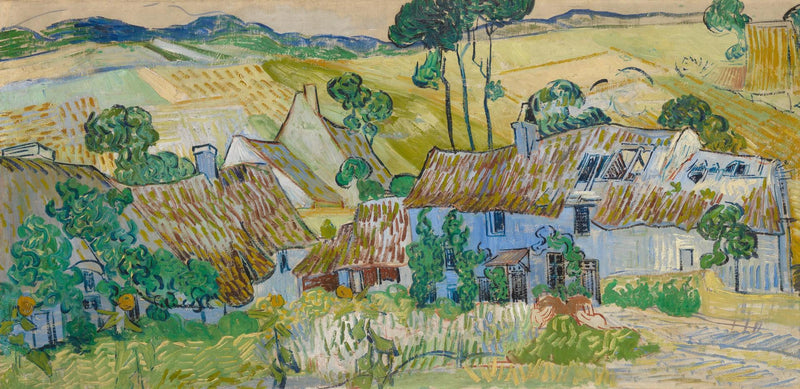 Chaty na wzgórzu - Vincent van Gogh