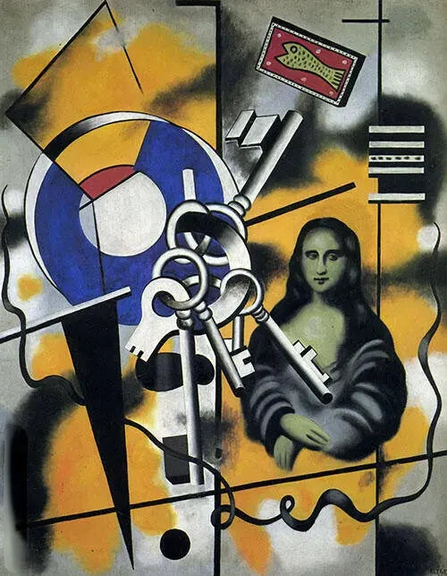 Mona Lisa z kluczami - Fernand Léger