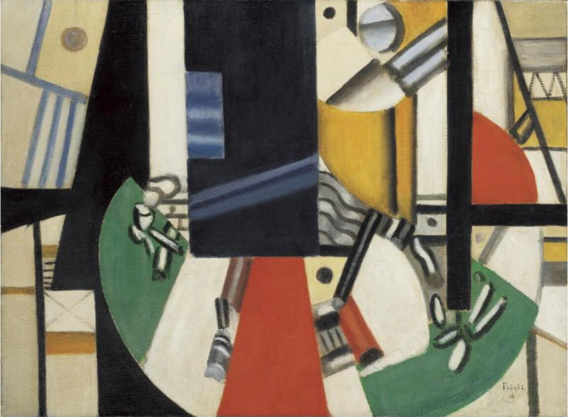 Nature morte, état définitif, peinture de Fernand Léger