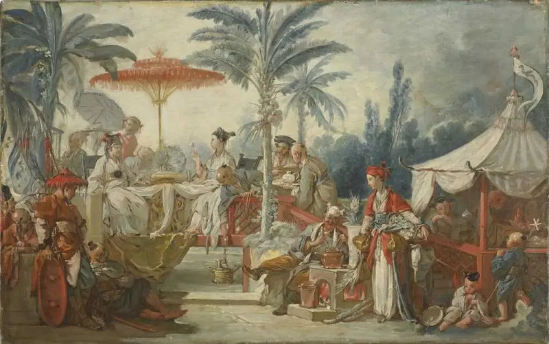 Uczta cesarza Chin - François Boucher