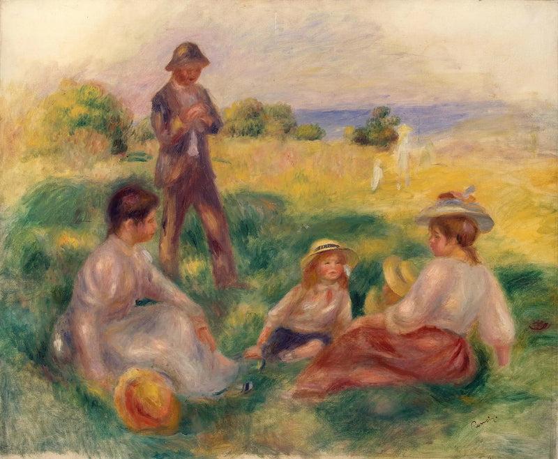 Święto na wsi w Berneval - Pierre-Auguste Renoir