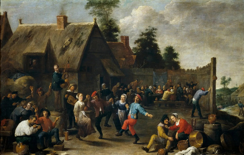 Święto i ucztowanie w wiosce - David Teniers Młodszy
