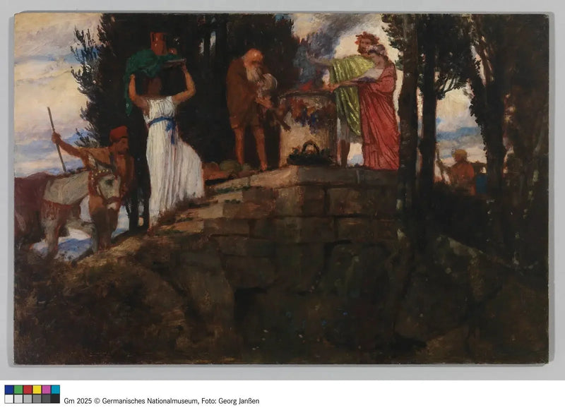 Ofiara rytualna - Arnold Böcklin