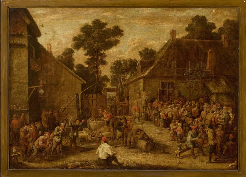 Święta na wsi - David Teniers Młodszy