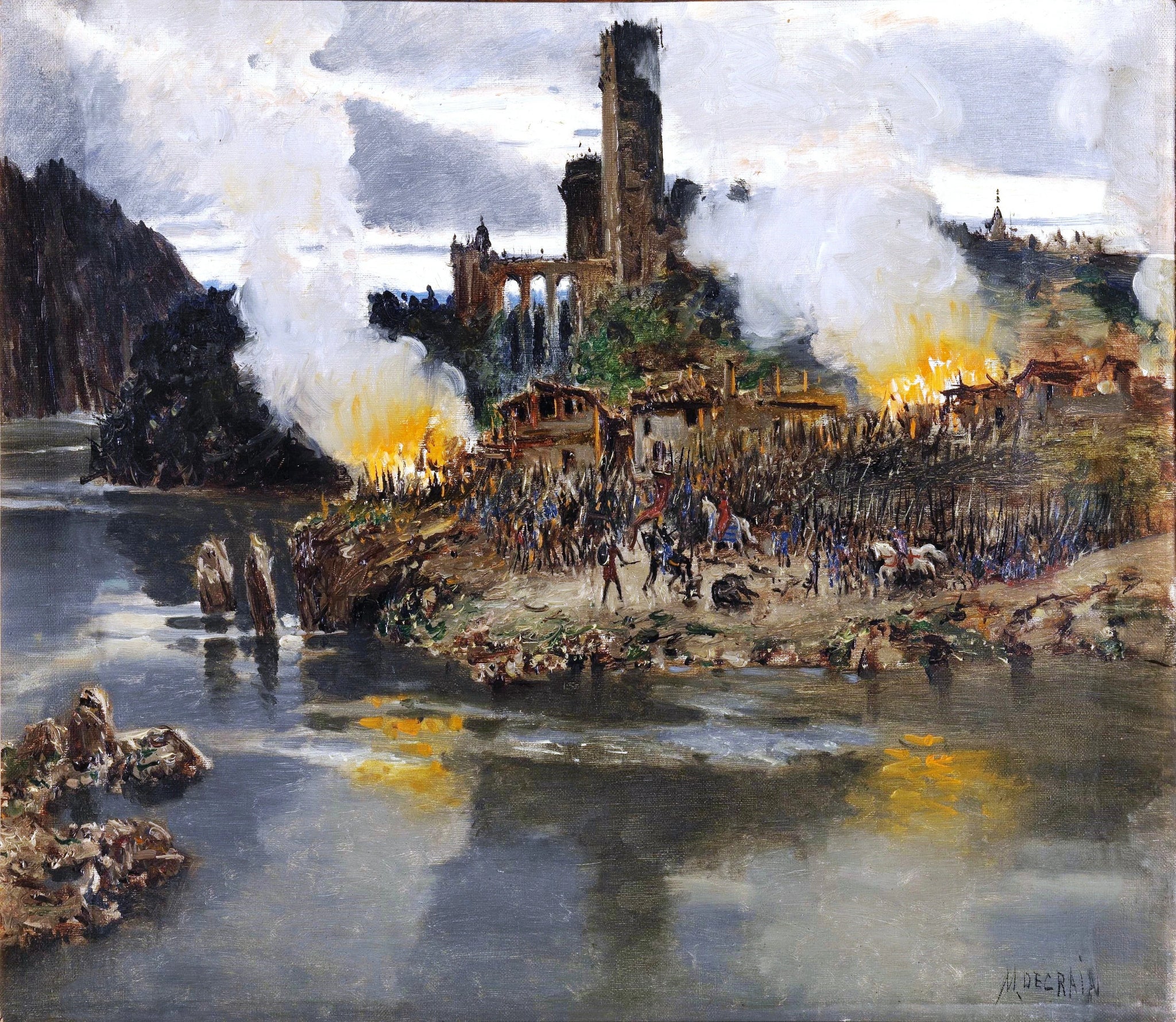 Un feu (Bataille) - Antonio Muñoz Degraín