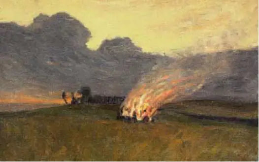 Ognisko radości - Paul Gauguin