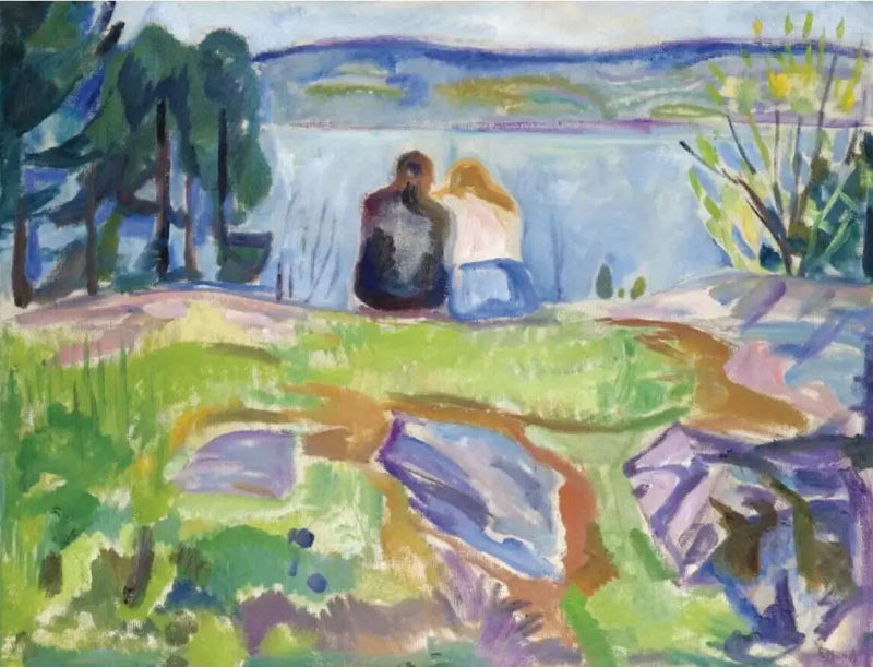 Liście w pąkach - Edvard Munch