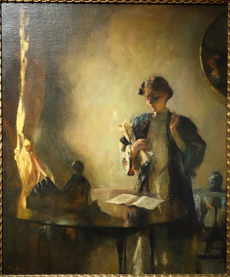 Figura w pokoju - Frank Weston Benson
