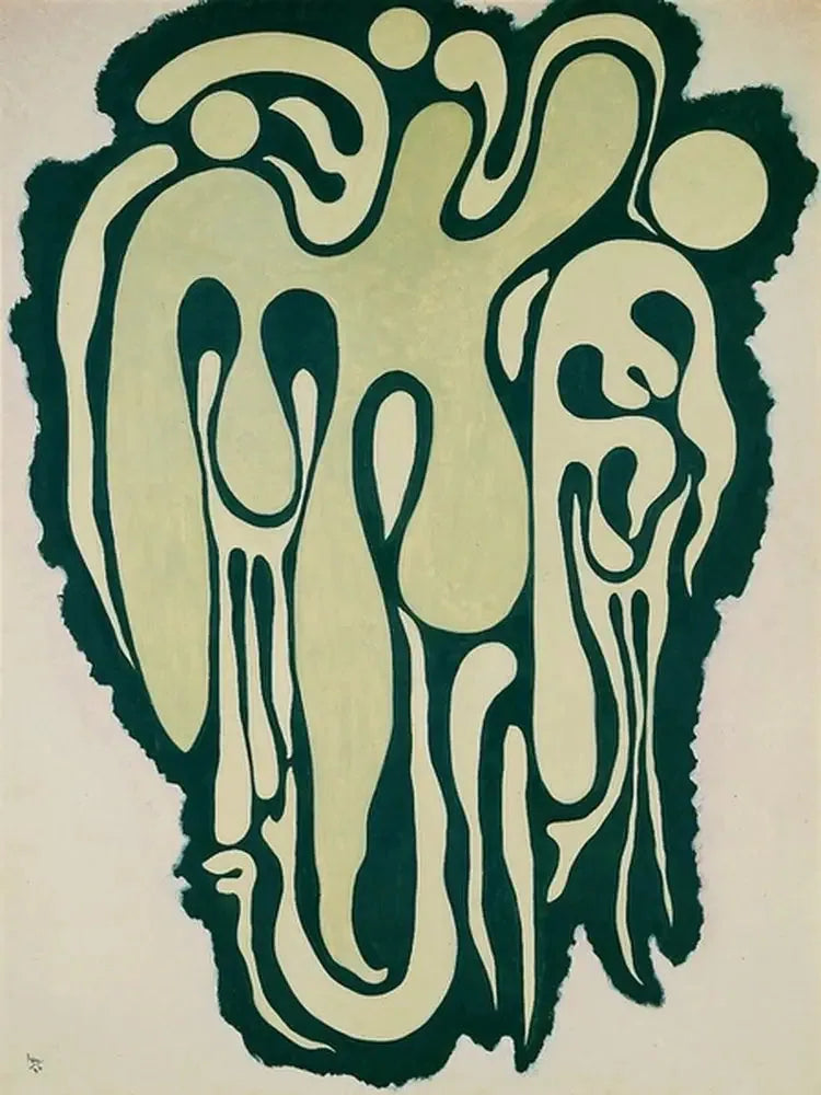 Zielona figura - Wasilij Kandinsky