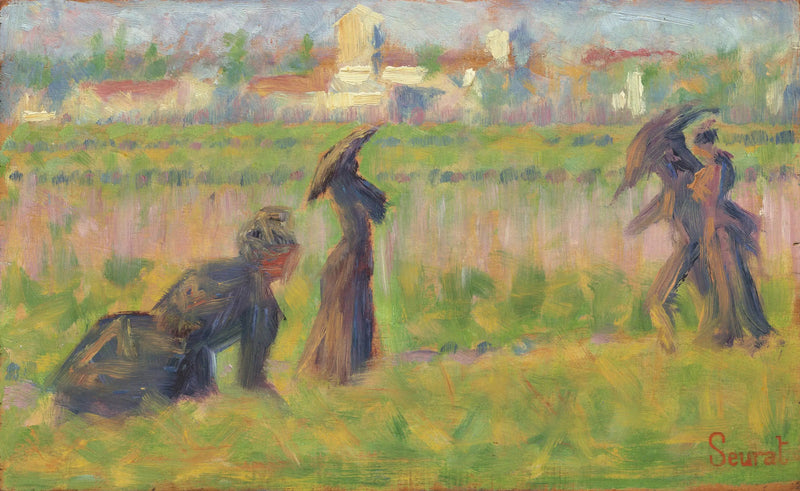 Postacie w krajobrazie - Georges Seurat