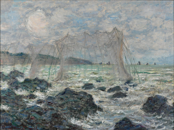 Sieci rybackie w Pourville W768 - Claude Monet