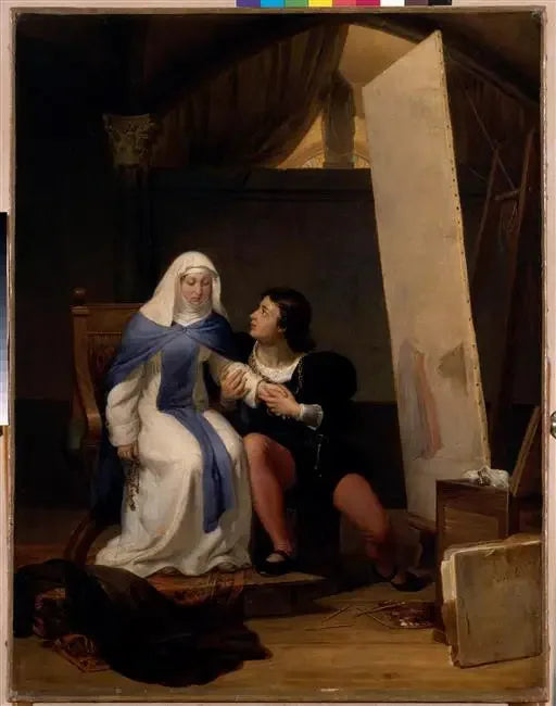 Filippo Lippi i Lucrezia Buti - Paul Delaroche