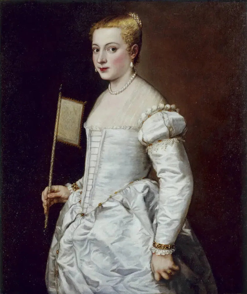 Dziewczyna z wachlarzem - Titian