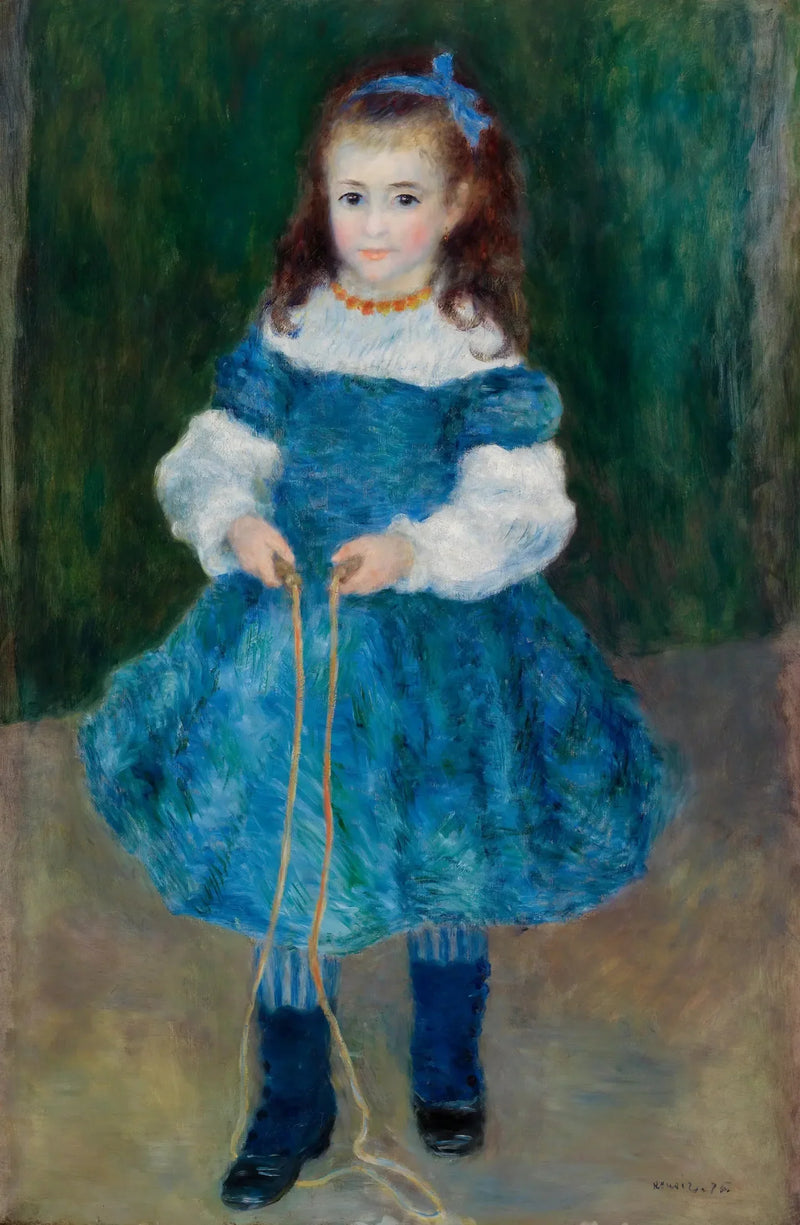 Dziewczyna z skakanką (Portret Delphine Legrand) - Pierre-Auguste Renoir