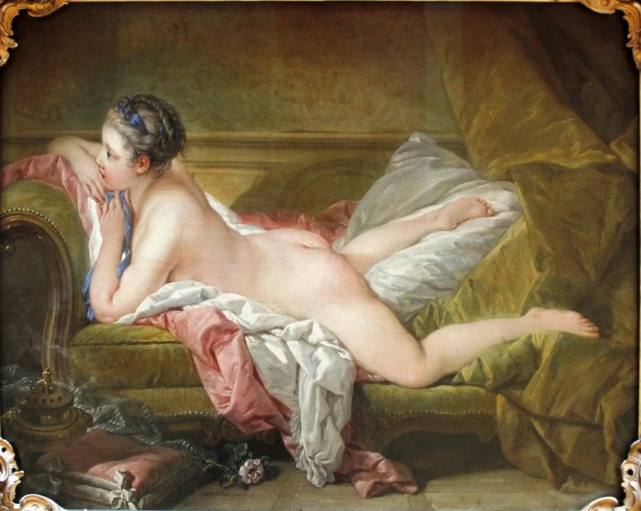 Leżąca dziewczyna - François Boucher