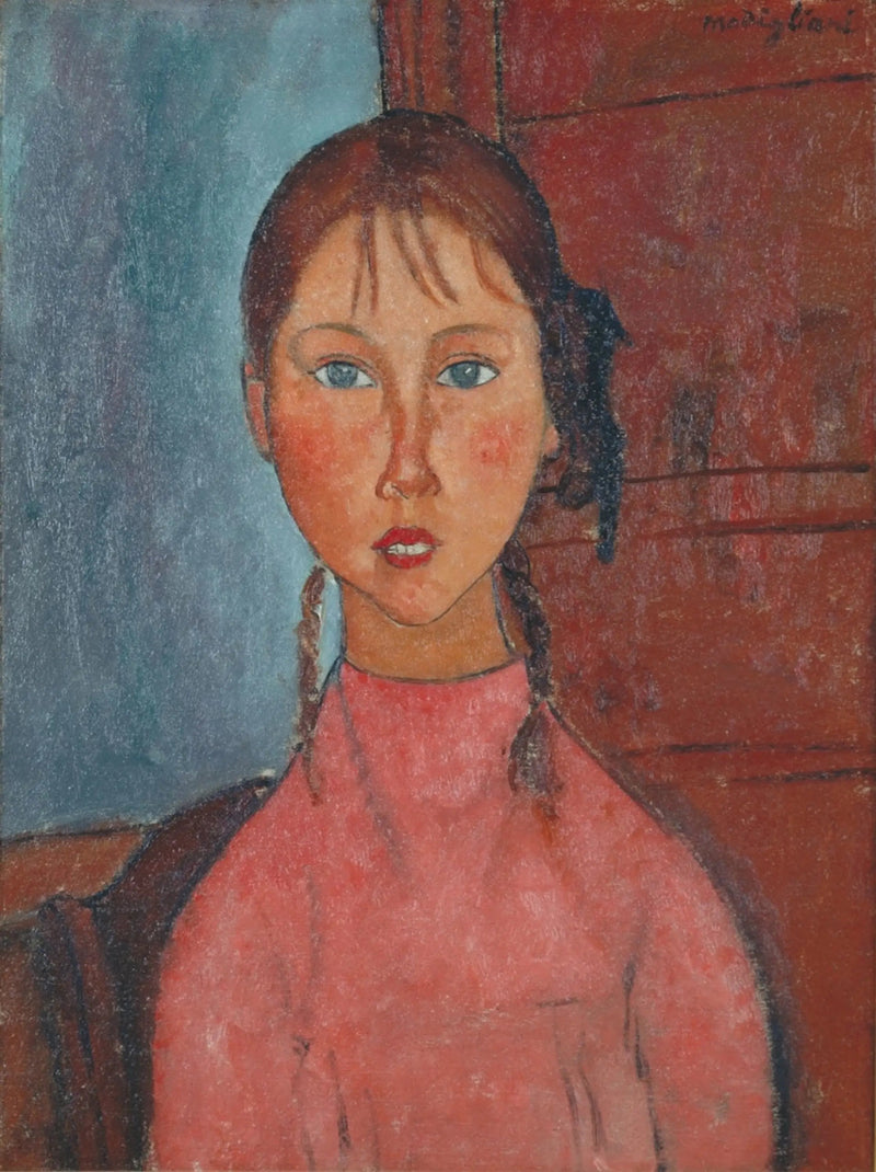 Dziewczyna z warkoczami - Amedeo Modigliani