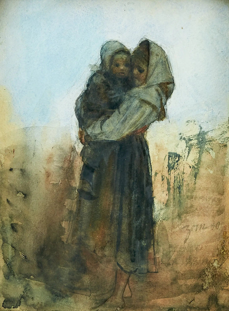 Dziewczyna z dzieckiem - Anders Zorn
