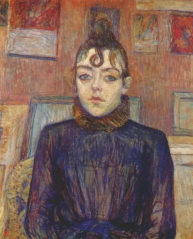 Dziewczyna z Lovelock - Henri de Toulouse-Lautrec
