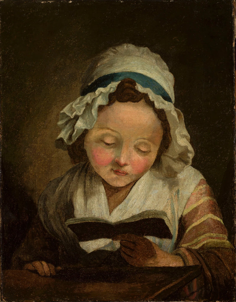 Dziewczyna z książką - Jean-Baptiste Greuze