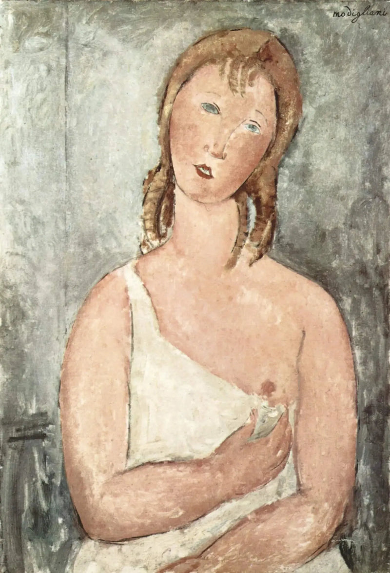 Dziewczyna w koszuli - Amedeo Modigliani